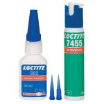 LOCTITE 382 este un gel adeziv transparent, incolor, cu scop general, bazat pe etilă, cu un timp de fixare de 20 - 40 sec. Este potrivit pentru cauciucuri și metale și, de asemenea, potrivit pentru materiale plastice și poliolefine cu Primer LOCTITE 770 sau LOCTITE 7239