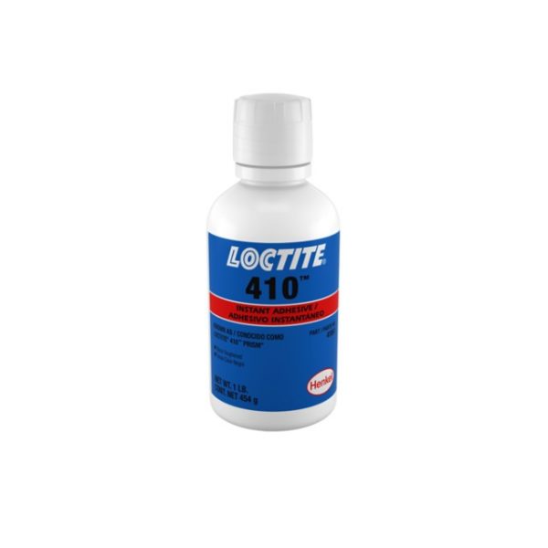 LOCTITE® 410 este un adeziv instant pe baza de etil, cu vâscozitate mare. Are un timp de fixare de 30 - 60 sec.