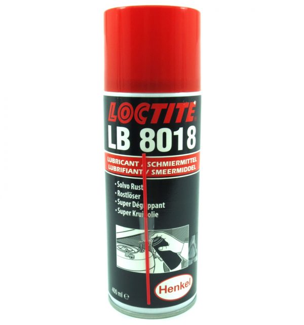 LOCTITE® LB 8018 este un ulei transparent, in cutie de aerosol, bazat pe un amestec de uleiuri petroliere si aditivi.