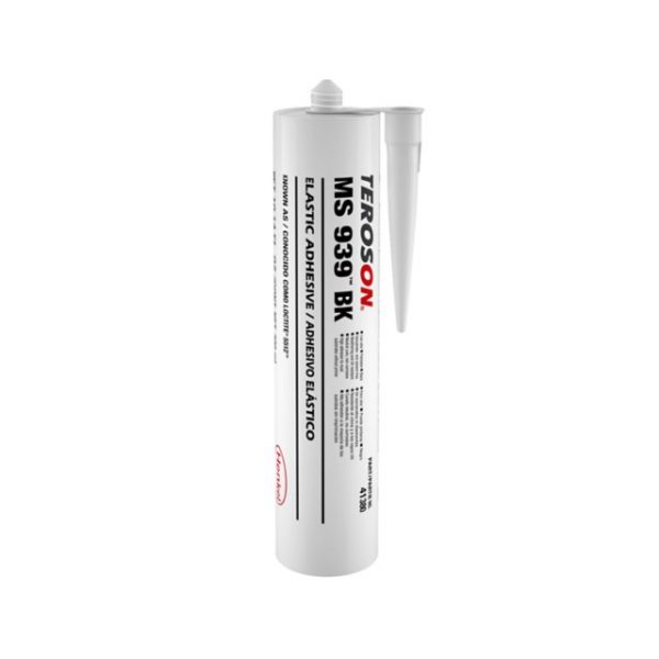 TEROSON MS 939 BK 290 ML este un adeziv industrial pentru lipire elastica, ignifug. Rezistenta mare si proprietati de amortizare a vibratiilor. Rezistenta excelenta la intemperii.