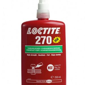 LOCTITE 270 BO 250ML este eficient pe toate metalele, inclusiv pe substraturile pasive, precum oțelul inoxidabil si aluminiul.