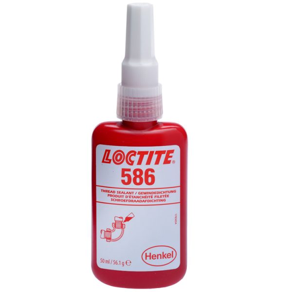 LOCTITE® 586 este un etanșant de rezistență mare pentru blocarea și etanșarea țevilor și a fitingurilor metalice.