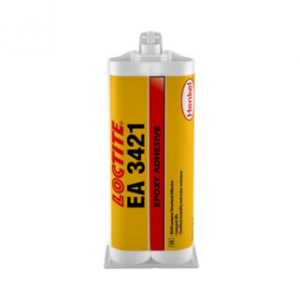 LOCTITE® EA 3421 este un adeziv epoxidic 2K, portocaliu transparent, de uz general, cu întărire lentă la temperatura camerei după amestecare.