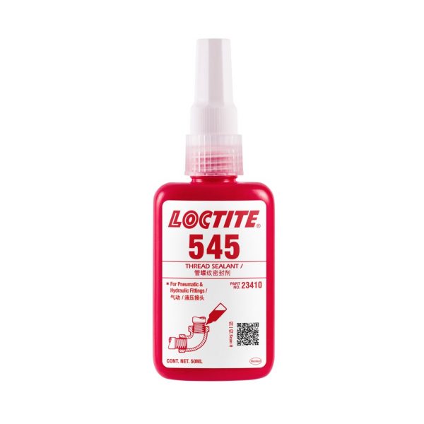 LOCTITE® 545 este un material de etanșare pentru filet, conceput pentru blocarea și etanșarea țevilor și armaturilor metalice.