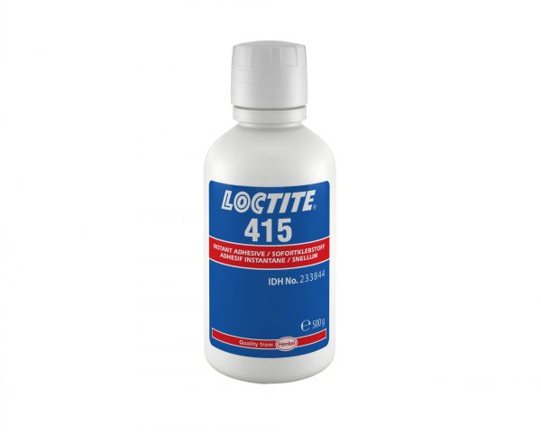 LOCTITE® 415 este un adeziv instant pe bază de metil transparent, incolor, cu vâscozitate ridicată. Are un timp de fixare de 20 - 40 sec.