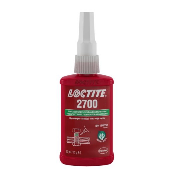 LOCTITE® 2700 servește la blocarea permanentă a ansamblurilor care nu trebuie să se desprindă si nu conține substanțe cancerigene declarabile.