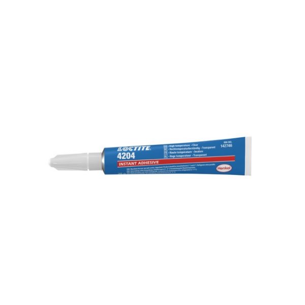 LOCTITE® 4204 este un adeziv instant pe bază de etil, transparent, incolor, cu vâscozitate mare, pentru uz general.