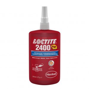 LOCTITE® 2400 este conceput pentru a fixa și a sigila șuruburile, piulițele și știfturile si pentru a preveni slăbirea din cauza vibrațiilor.