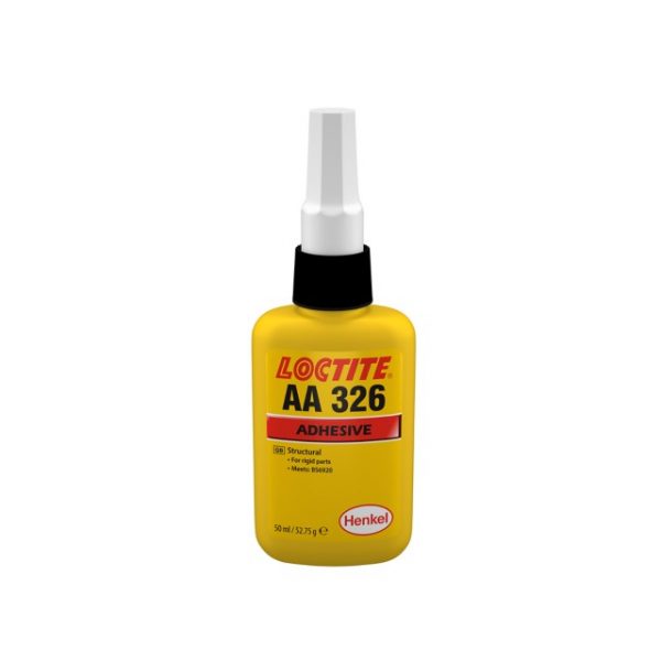 LOCTITE® AA 326 este un adeziv structural pentru magneți, galben spre portocaliu, care nu trebuie amestecat.