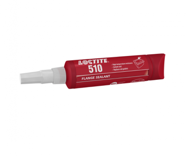 LOCTITE 510 este un produs de garnitură rezistent la temperaturi ridicate și substanțe chimice, care este ideal pentru utilizarea pe flanșe rigide.