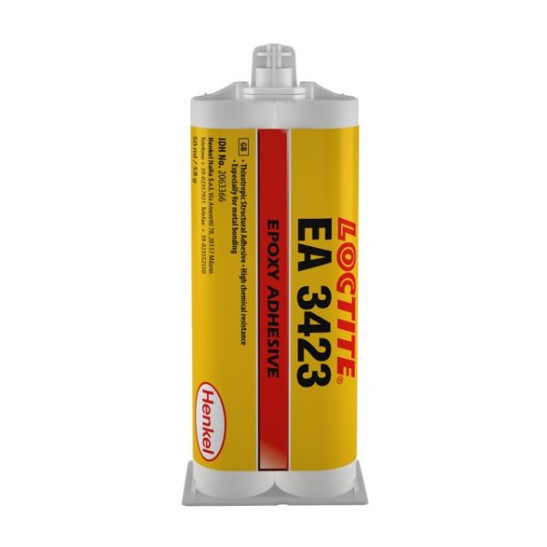 LOCTITE® EA 3423 este un adeziv epoxidic gri, nedeformabil. Se întărește la temperatura camerei și are un timp de lucru mediu spre lung. Creează o lipire rezistentă pe o gamă largă de substraturi, în special pe metale.