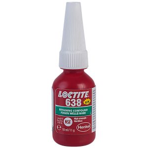 LOCTITE® 638 este conceput pentru fixarea asamblărilor cilindrice coaxiale si în mod special pentru interstiții de până la 0,25 mm. Produsul asigură rezistența la temperatură ridicată și o toleranță bună la ulei, precum și la contaminanții minore ale suprafeței.