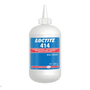 LOCTITE® 414 este un adeziv instant pe bază de metil transparent, incolor, cu vâscozitate ridicată. Este potrivit pentru metale, cauciucuri. Are un timp de fixare de 2 - 10 sec.