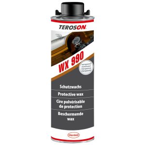 TEROSON® WX 990 este o ceară de protecție, anti-rugină si translucidă. Când este complet uscată, ceara formează o peliculă rezistentă, impermeabilă.