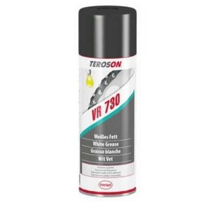 TEROSON® VR 730 este un spray pentru lubrifierea mecanismelor expuse, angrenajelor, lanțurilor și cuplajelor, portierelor și valvelor vehiculelor.