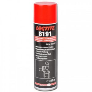 LOCTITE® LB 8191 este o produs de protectie cu spray aerosol, neagru, pe bază de MoS₂ ce protejează piesele de metal contra coroziunii.