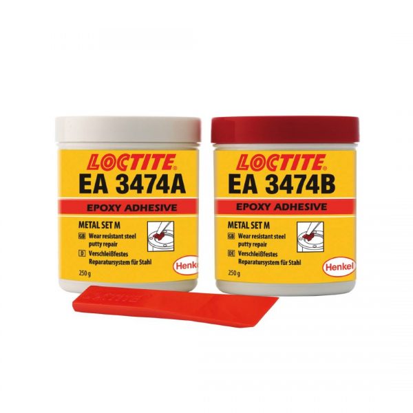 LOCTITE EA 3474 KT500G este utilizat pentru repararea pieselor uzate.