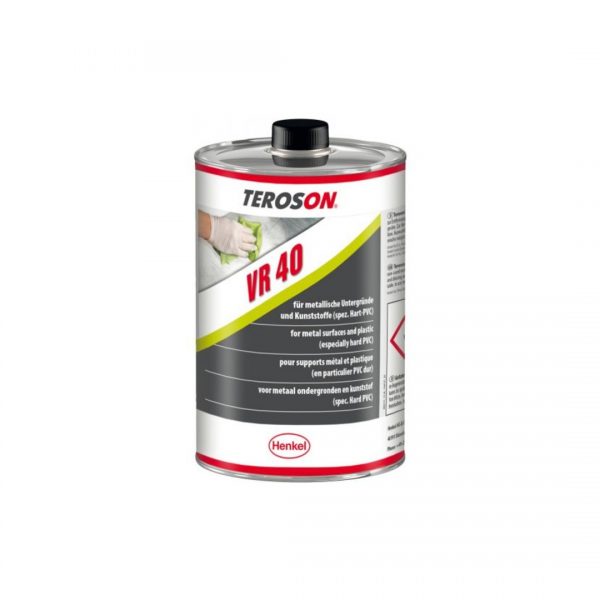 TEROSON® VR 40 este un produs de curățare limpede, transparent, pe bază de acetat de etil pentru aplicații de lipire și sigilare.