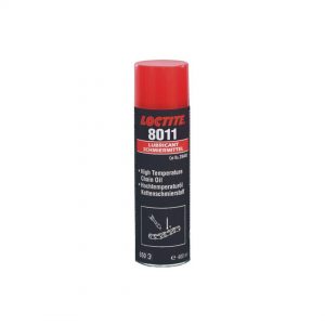 LOCTITE® LB 8011 este un spray aerosol cu ulei sintetic, pentru lubrifierea lanțurilor, pentru mecanisme la temperatura de până la +250°C
