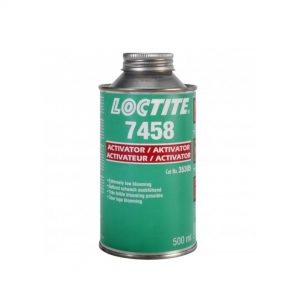 LOCTITE® SF 7458 este un activator lichid pentru suprafețe, transparent, incolor, cu solvenți, pentru mărirea vitezei de întărire a adezivilor cianoacrilați LOCTITE, prin pre-aplicare sau post-aplicare.