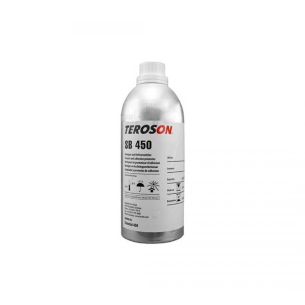TEROSON® SB 450 este o soluție alcoolică, incoloră, inodoră, pentru curățarea suprafețelor greu de lipit.