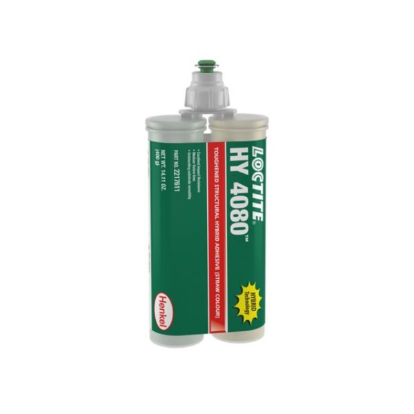 LOCTITE® HY 4080 este un adeziv hibrid cianoacrilat / acrilic care oferă duritate și aderență excelentă la metale, materiale compozite și plastice.