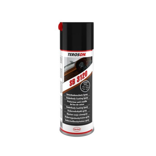 TEROSON® SB 3120 este un spray de acoperire de protecție pentru șasiu pe bază de cauciuc și rășină