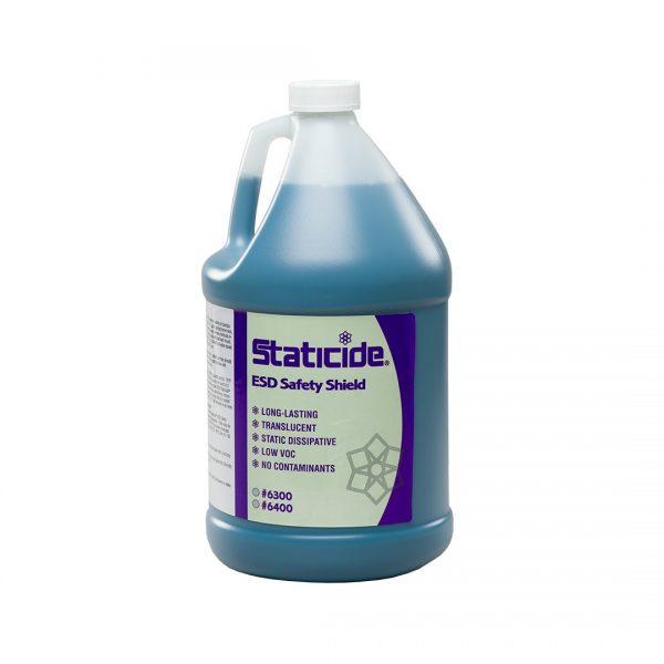 Staticide® ESD Safety Shield oferă o soluție rentabilă, eficienta și de calitate. Se poate folosi în medii de control static pentru a preveni evenimentele ESD.