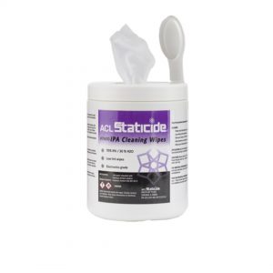 Șervețelele de curățare ACA Staticide® IPA sunt un însoțitor esențial al băncii de lucru pentru îndepărtarea urmelor de lipici, cerneala, adeziv si a reziduurilor de flux.