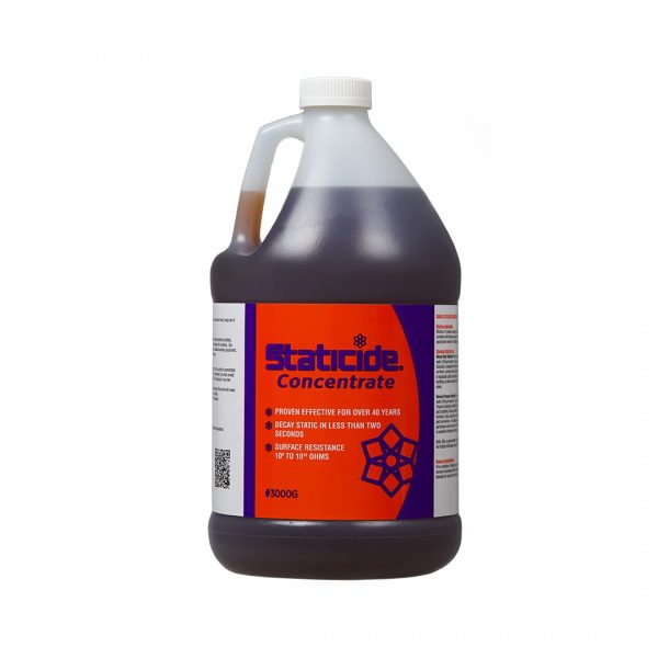 Staticide® Original Concentrate este o solutie anti-statica, economica, usor de folosit care un efect rapid, actionand in 2 secunde.