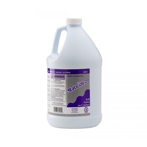 Staticide®30 Concentrate oferă aceeași protecție statică de lungă durată asociată cu numele Staticide®, dar într-o formulă neinflamabilă cu proprietăți superioare de umiditate.