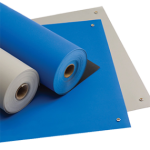 Materialul de suprafață disipativă statică Gemini este un vinil termoplastic cu 2 straturi, care este în mod inerent disipativ pe partea superioară și conductiv pe partea de jos.