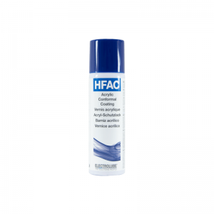 HFAC este un strat conform acrilic pentru un proces mai ecologic și mai prietenos cu operatorul. Ca și în cazul altor acoperiri conforme acrilice, este un strat de uscare rapidă, care este durabil și poate fi utilizat într-o mare varietate de aplicații pentru protecția electronică. Este un strat deosebit de performant, potrivit pentru electronica auto, aplicații aerospațiale sau militare în care sunt necesare niveluri ridicate de protecție dintr-o serie de elemente corozive.