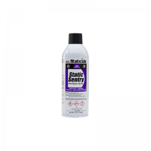 Staticide® Static Sentry este ideal pentru eliminarea generării de sarcini atât pe materiale poroase, cât și pe materiale ne poroase